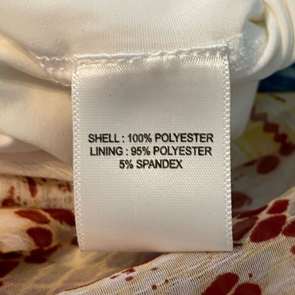 Spy Zone Exchange Mixed Print Flowy Chiffon Maxi Dress S - Picture 7 of 8